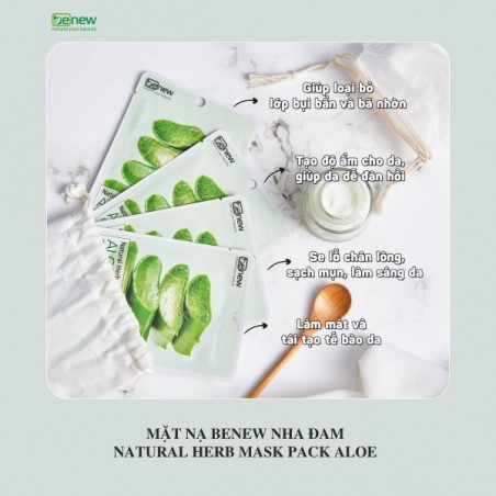 Benew Natural Herb Mask Pack - Aloe 22ml