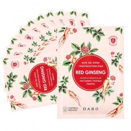 Dabo I Need Nature Mask Sheet Red Ginseng 23g