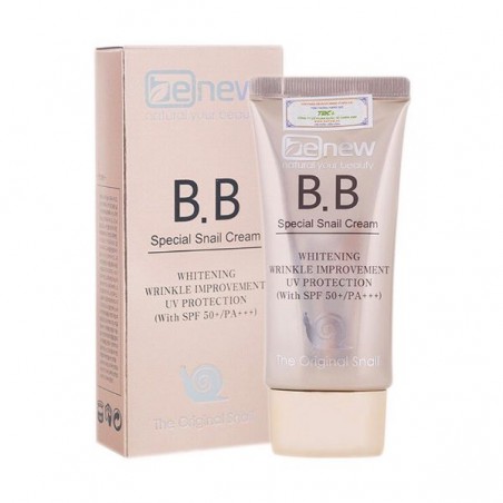 Kem nền BB che khuyết điểm BENEW Special Snail Cream 50ml