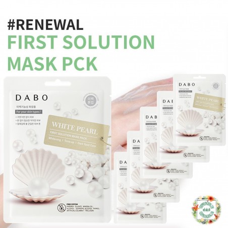 Dabo First Solution Mask Pack White Pearl