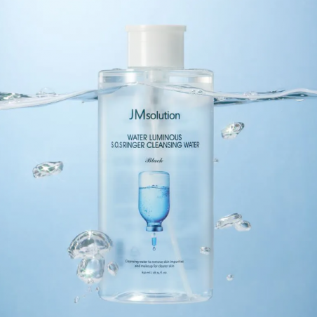 Nước Tẩy Trang JMsolution  Water Luminous SOS Ringer Cleansing Water Black cho da nhạy cảm 500ml