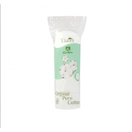 Elanor Original Pure Cotton Natural Cotton Pads 80 pieces