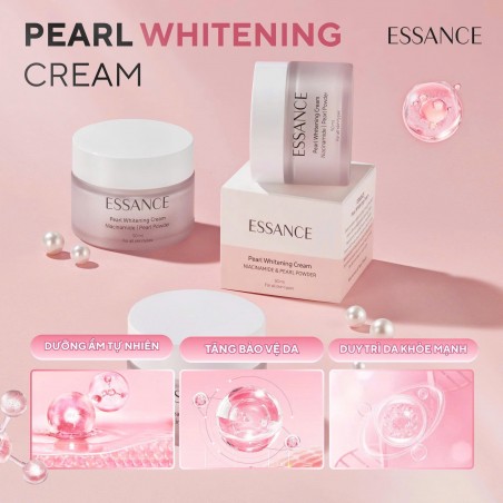 KEM TRẮNG DA NGỌC TRAI HÀN QUỐC ESSANCE PEARL WHITENING CREAM 50ML